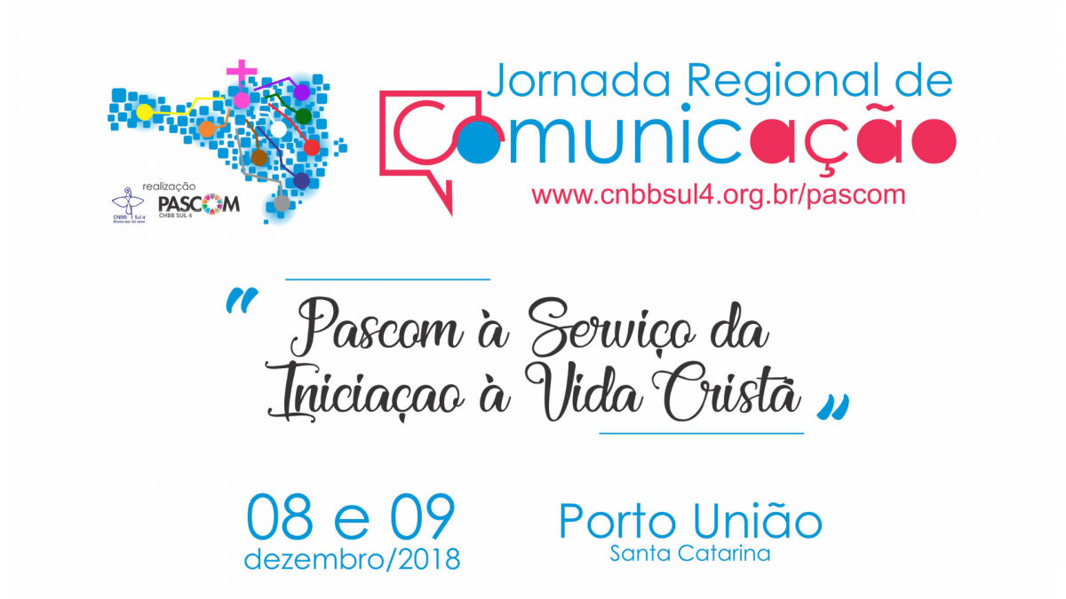 Pascom do Regional Sul 4 promove a I Jornada Regional de Comunicação