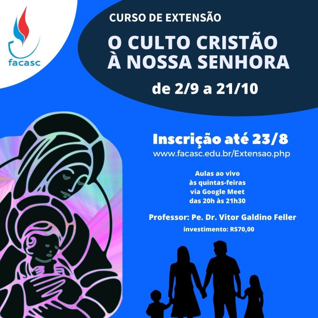 Novo curso de extensão da FACASC aborda culto cristão à Nossa Senhora