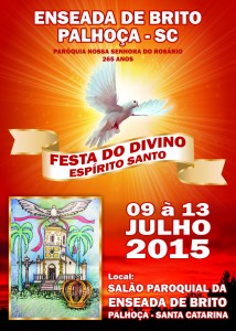 Festa do Divino - Panfleto 2015 - Frente